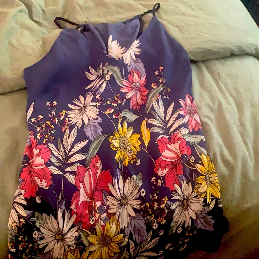 Multicolored handkerchief top